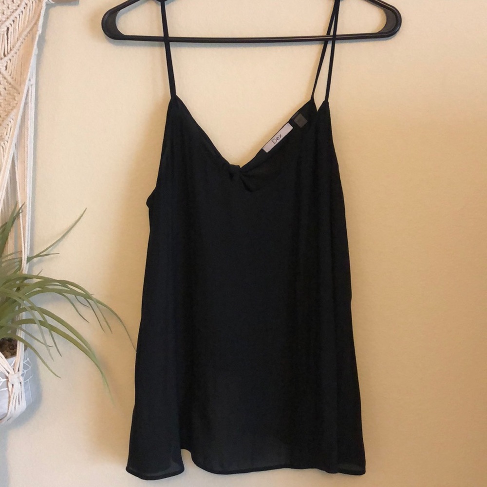 Dex sheer dressy tank